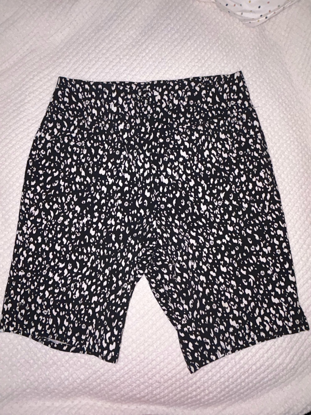 INC International Concepts Black & White Leopard Print Wide-Leg Pants